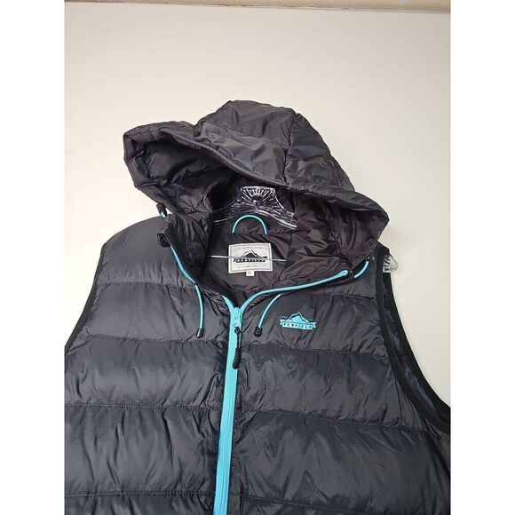 Penfield Black Puffer Hooded Vest Jacket Zipper Closure Zippered Pockets XLarge - Picture 6 of 9